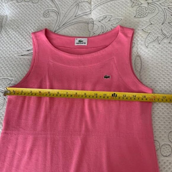 Lacoste   sleeveless pink dress by Lacoste     Size 36 (small) - Picture 8 of 9